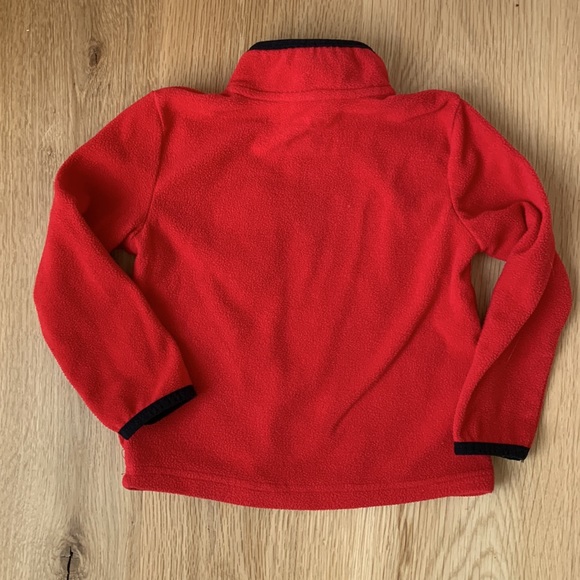 OKIE DOKIE Toddlers Red Half Zip Fleece - Picture 4 of 4